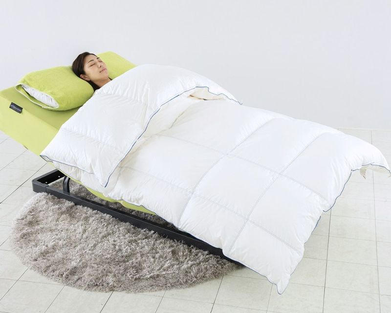 Active Sleep 羽毛ふとん （キャメルブラウン） 90％ - ベビー用寝具 